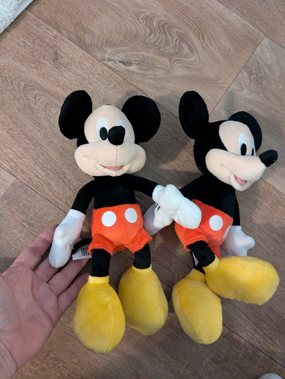 2 Classic Red & Yellow Mouse Plush Toy - Kids Toys